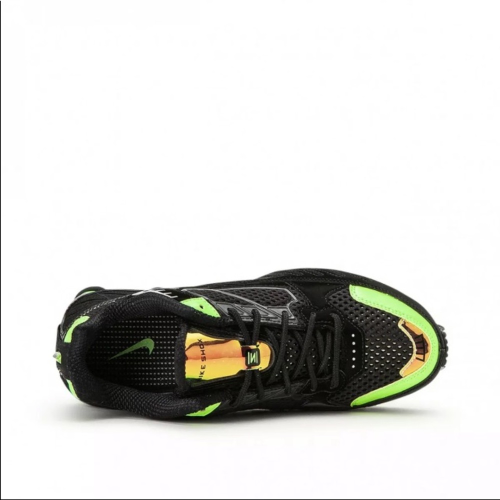 NWB! Nike Shox Enigma SP Black Lime Blast Sneakers - Picture 9 of 15